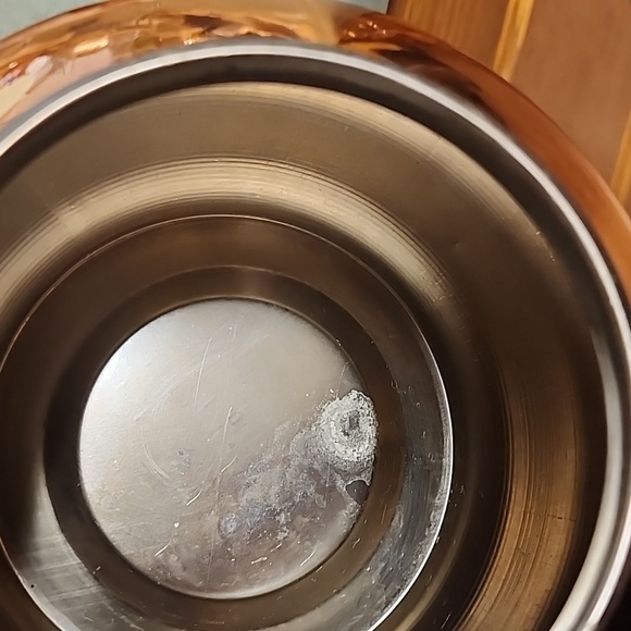 Vintage Copper Tea Kettle with Ceramic Handle and ceramic Knob on lid - Picture 9 of 14